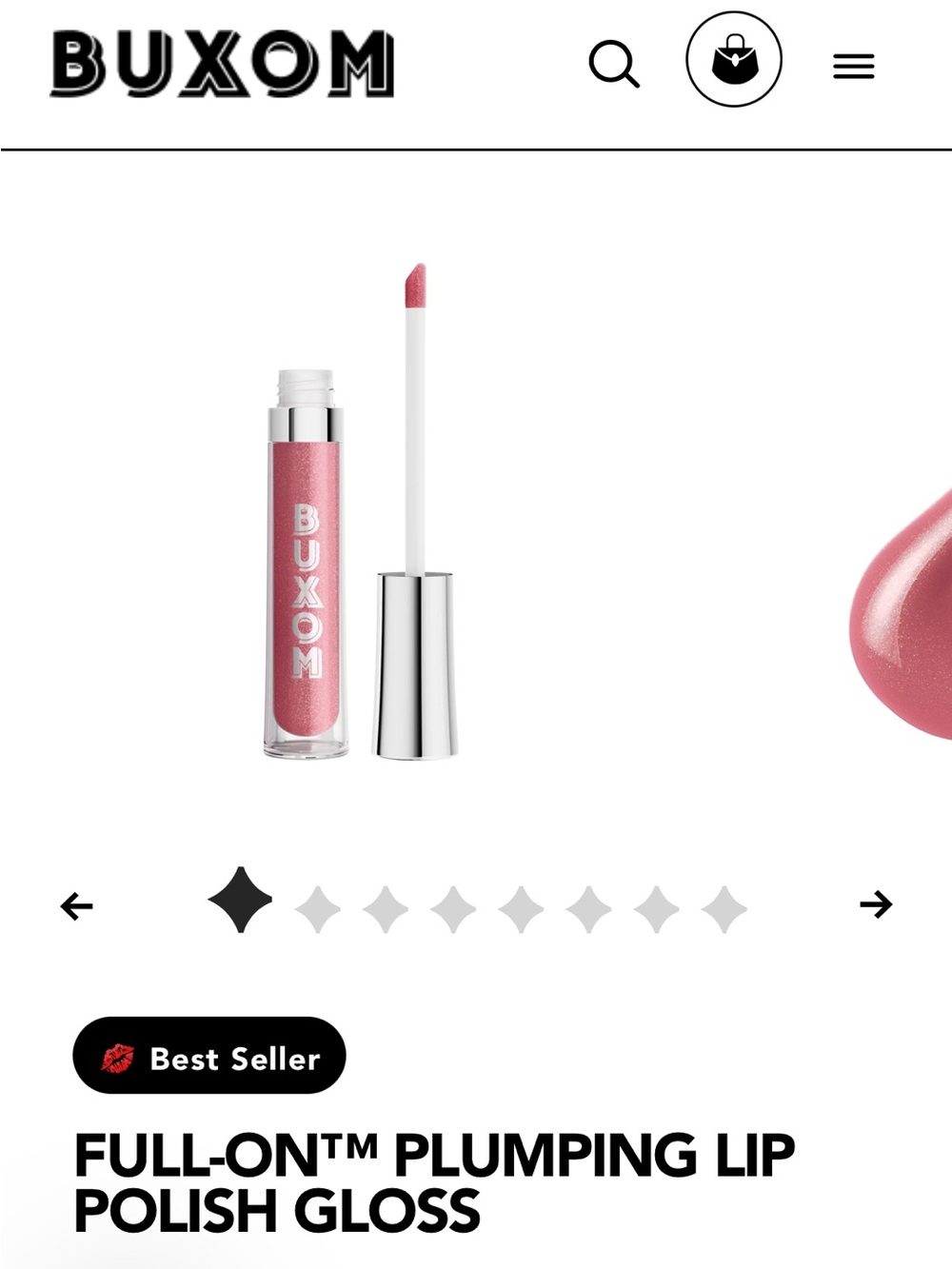 Buxom Full-On Plumping Lip Polish — Dolly Mauve Pink
